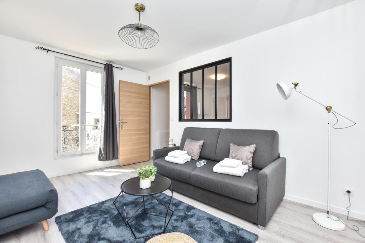 Authentic Apartment - 1Br-4P - La Villette Párizs Kültér fotó